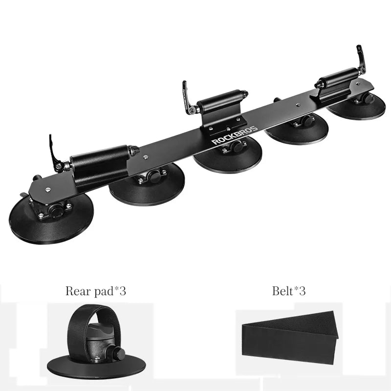 ROCKBROS Bicycle Car Roof Rack With Heavy Duty Suction Cup
