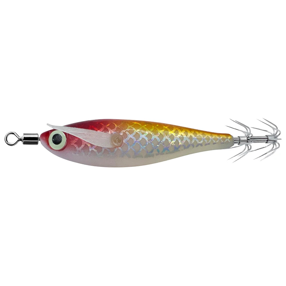 Glow In The Dark Squid Fishing Lure With Dimensional Eyes