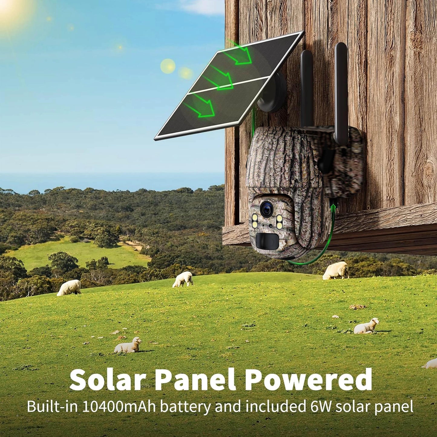 RBX-S87 4G LTE Solar Trail Camera 360 Live View HD