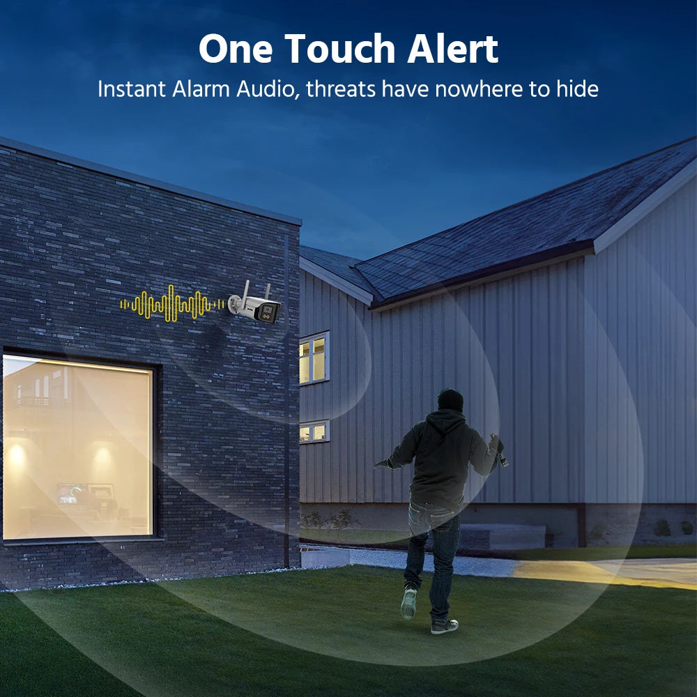 ANNKE 4MP Dual Lens WiFi Security Camera Outdoor Night Vision