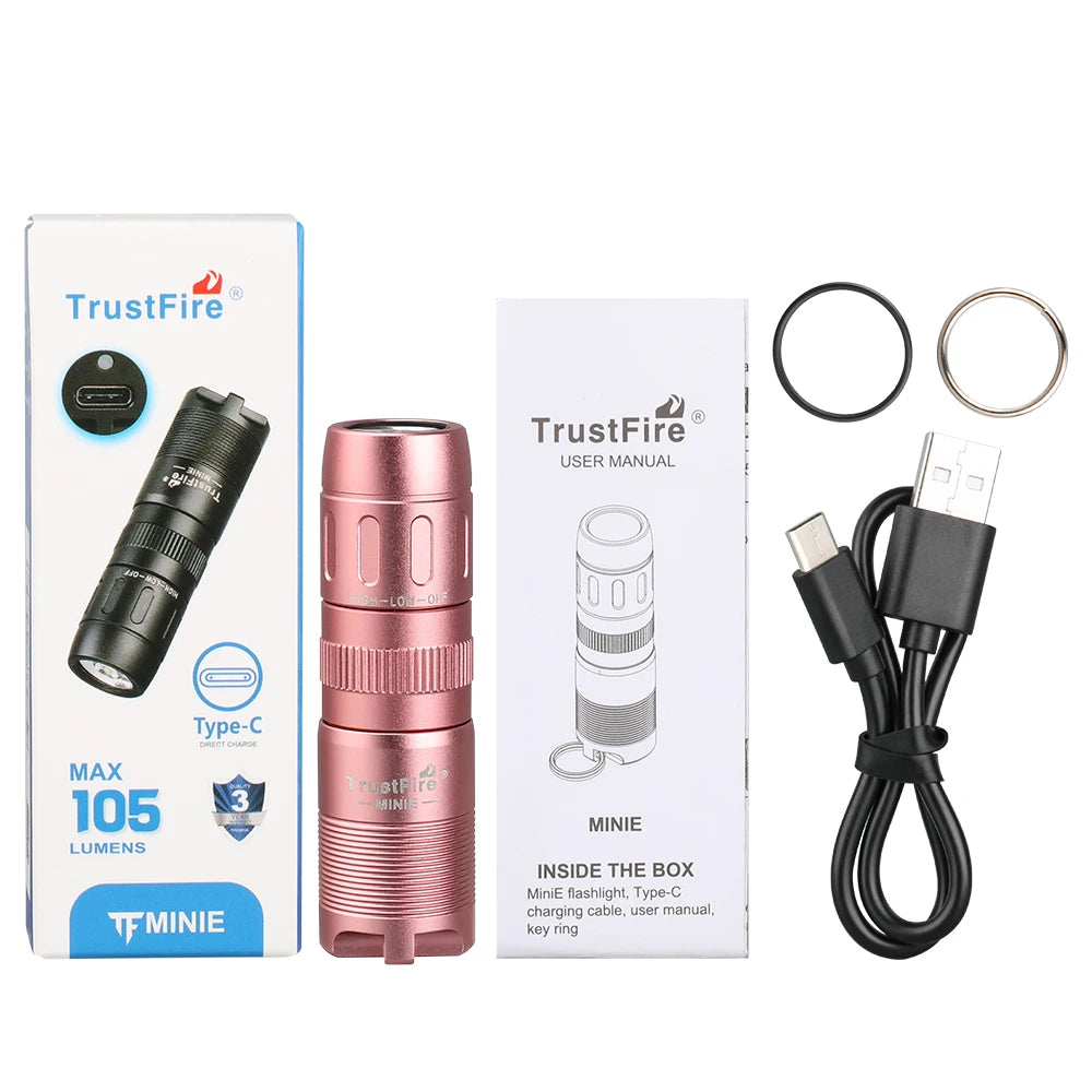 TrustFire MINIE EDC Rechargeable Keychain Flashlight
