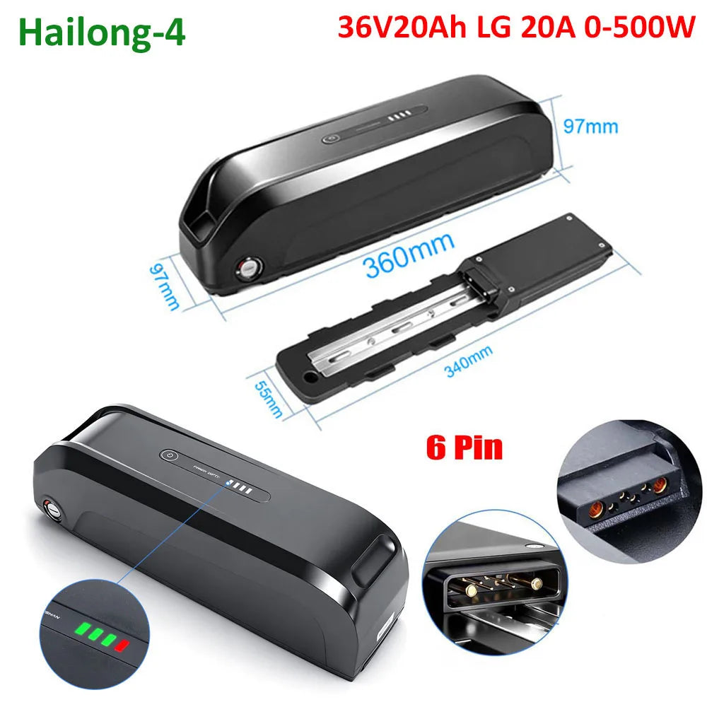 UNITPACKPOWER E Bike Battery 36V 48V 52V 20Ah 21700 Cells