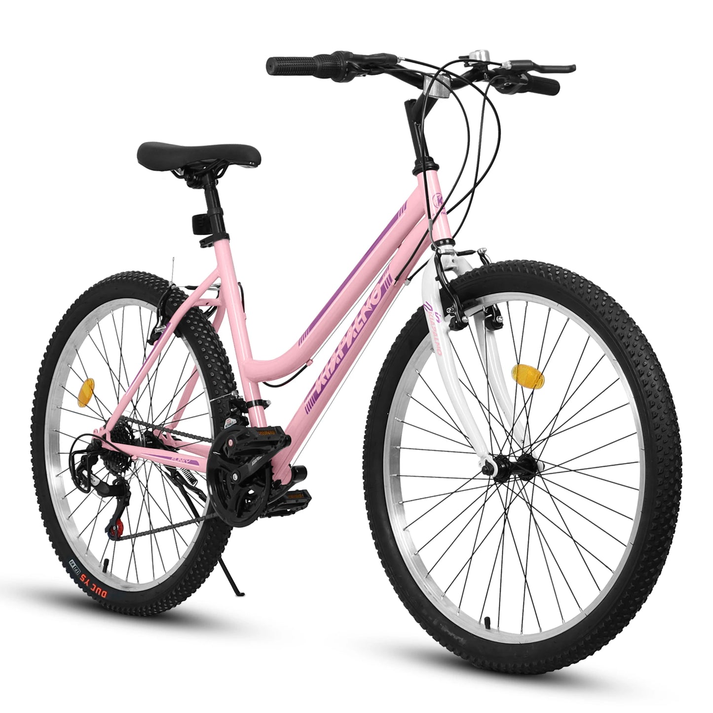 Ecarpat Mountain Bike For Women 21 Speed With V-Brake