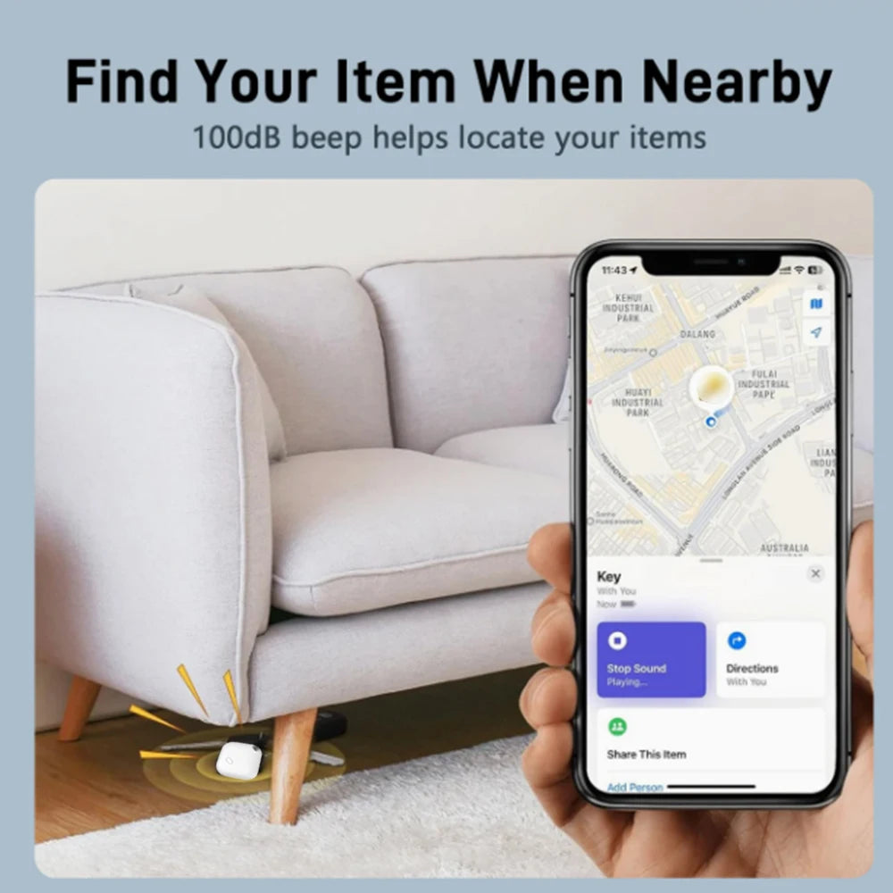 GPS Tracker for Pets, Seniors and Keys Real Time Location
