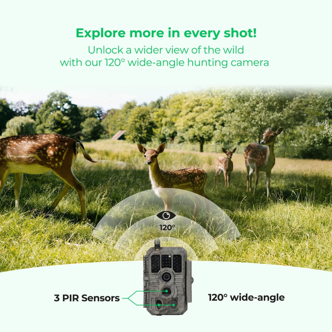 Trail Camera With 3 Year Unlimited Data Plan Included LTE IP66