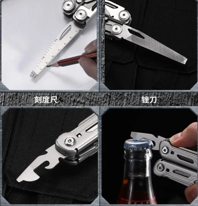 Daicamping DL10 Emergency Plier Folding Knife Multitool Tactical Survival Tool