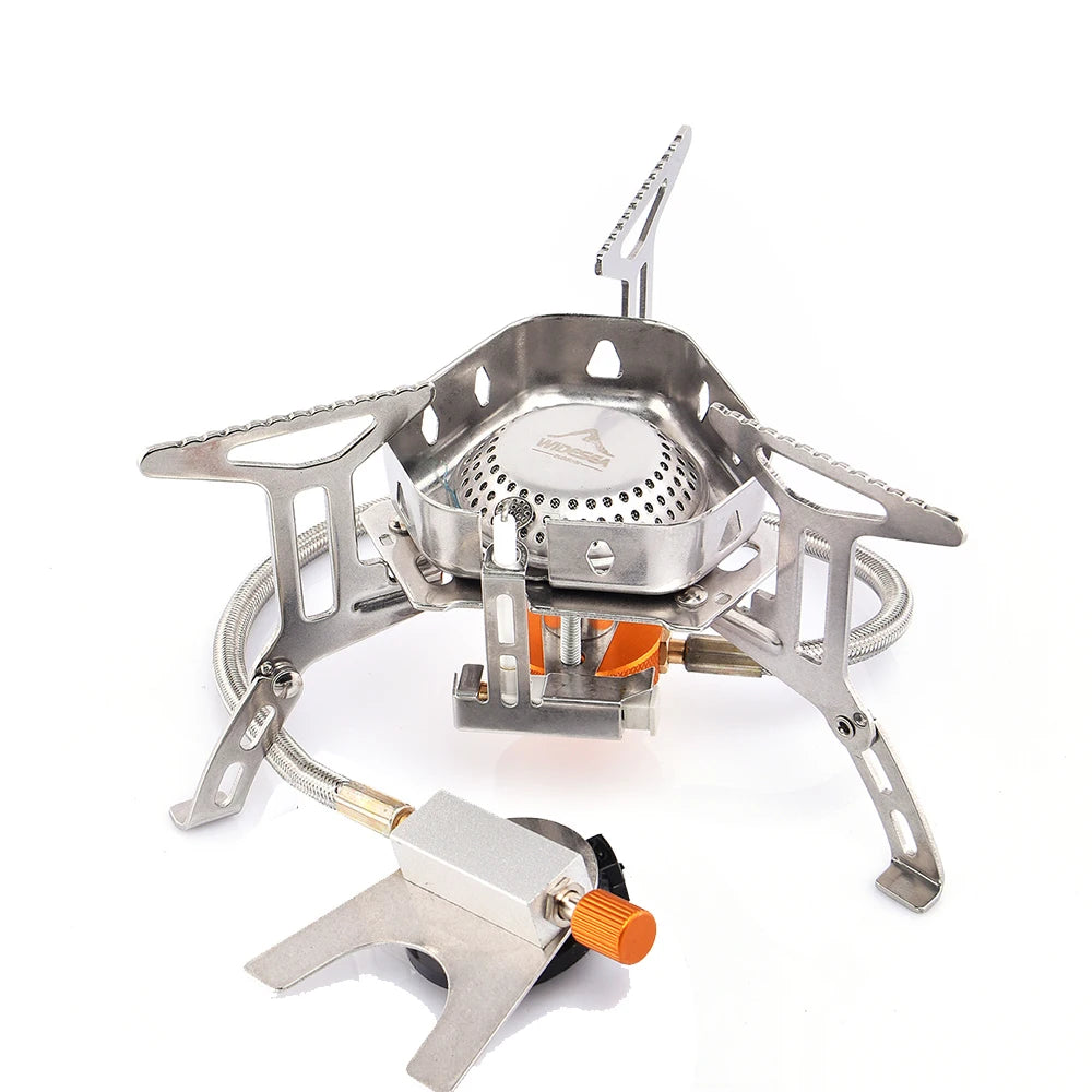 Widesea Windproof Gas Burner for Outdoor Cooking and Camping
