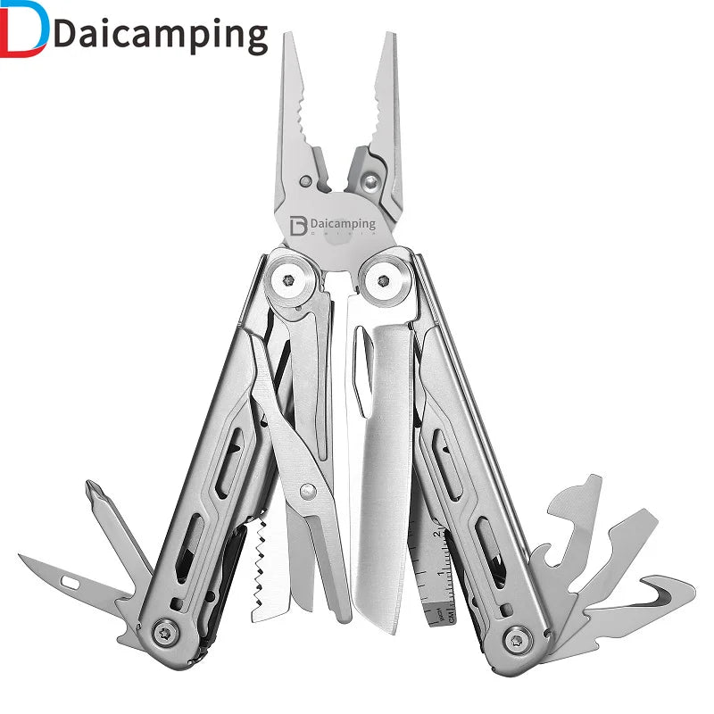 Daicamping DL10 Emergency Plier Folding Knife Multitool Tactical Survival Tool