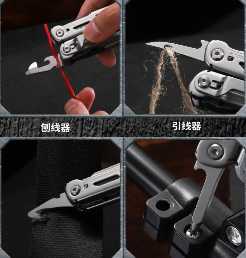 Daicamping DL10 Emergency Plier Folding Knife Multitool Tactical Survival Tool