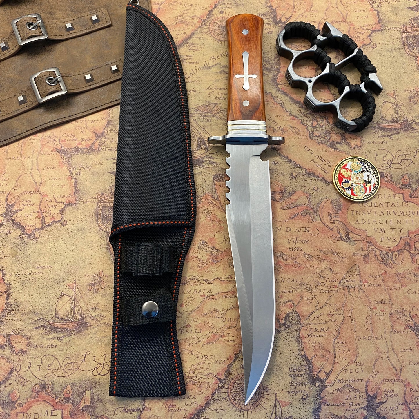 Gdekls Survival Knife Multi Tool for Everyday Carry Outdoor Camping