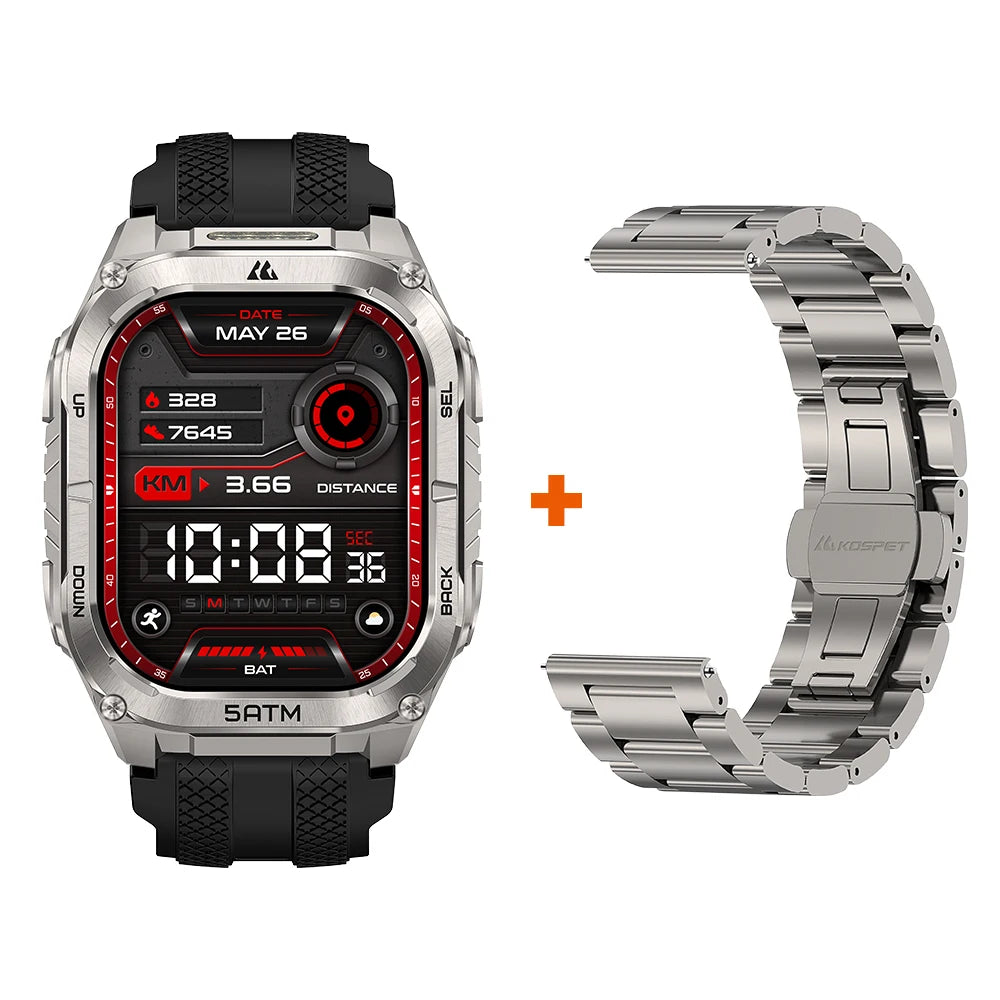 KOSPET Tank M4C GPS Smartwatch For Men Health Tracking