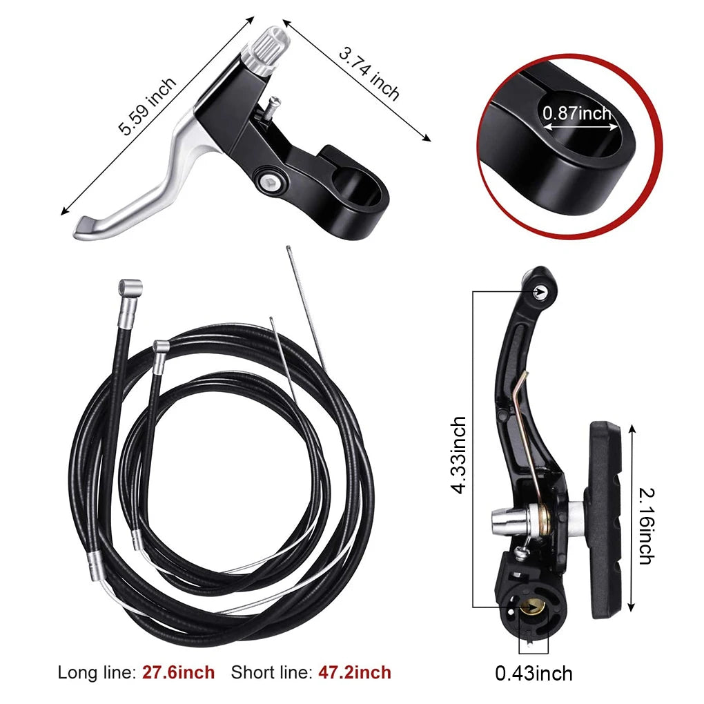 V Brake Mountain Bicycle 6-Piece Replacement Parts Set