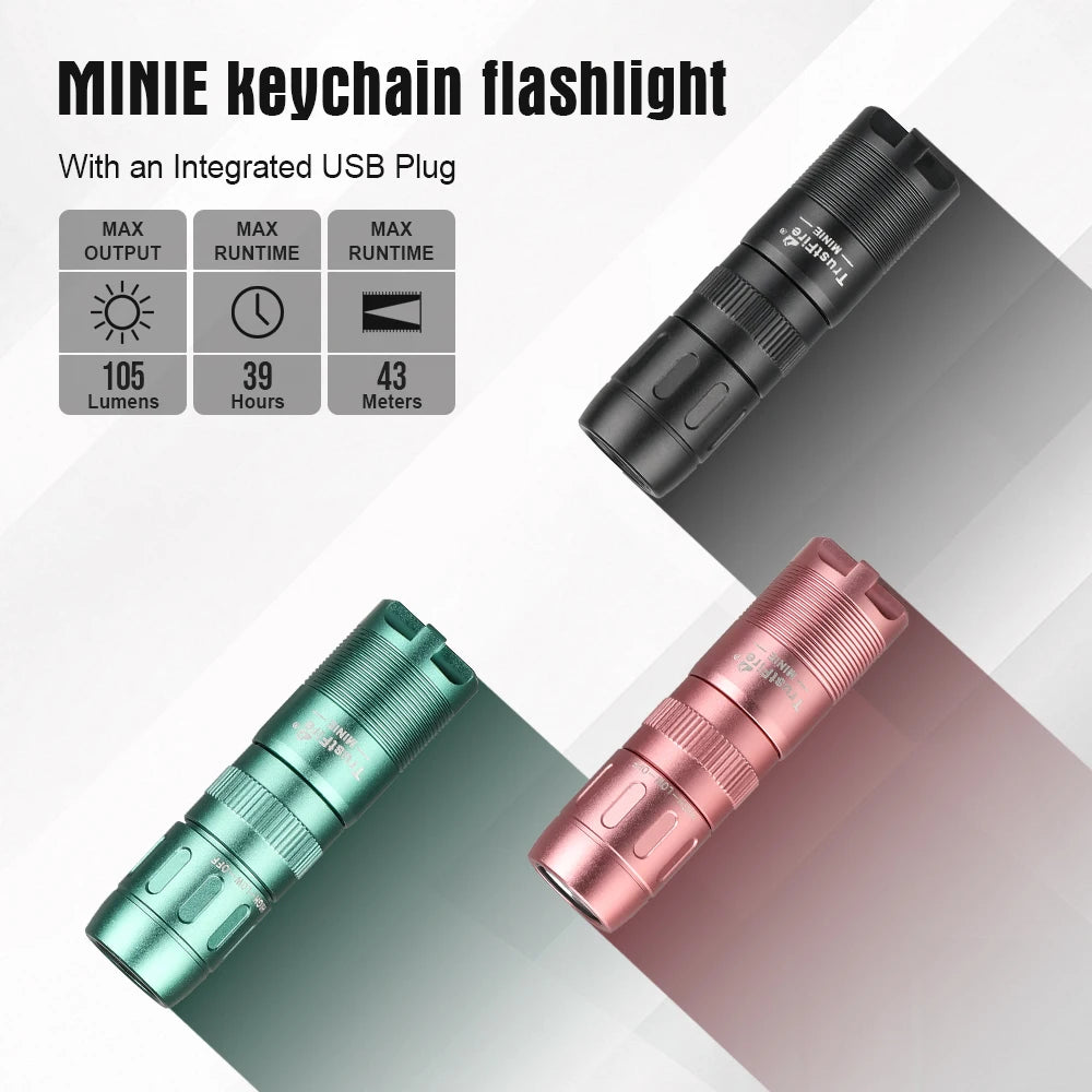 TrustFire MINIE EDC Rechargeable Keychain Flashlight