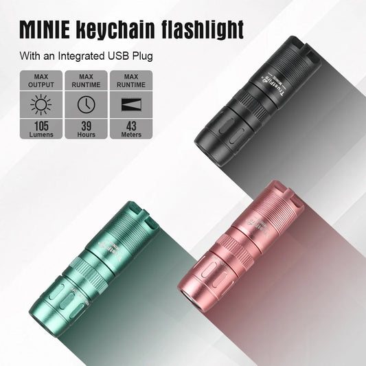 TrustFire MINIE EDC Rechargeable Keychain Flashlight