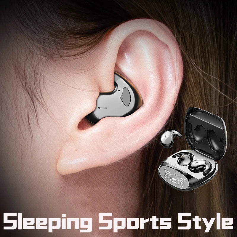 SK Ultra-thin Sleep Headphones Wireless Bluetooth Earbuds