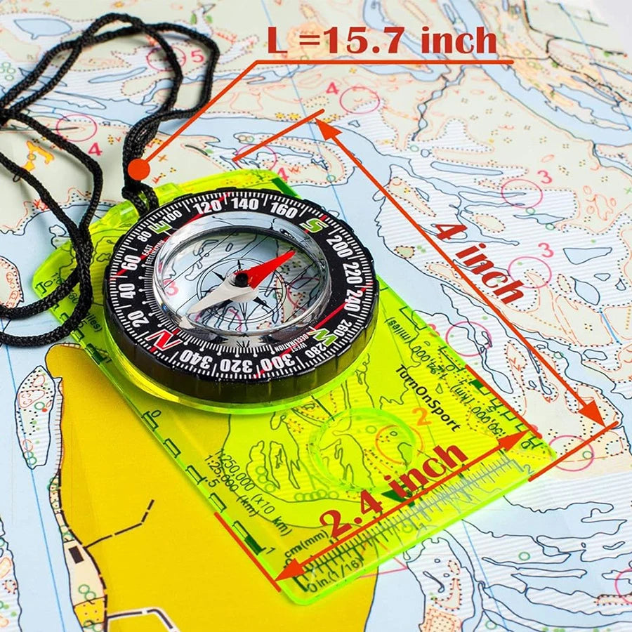 Professional Waterproof Camping Compass for Outdoor Navigation and Hiking