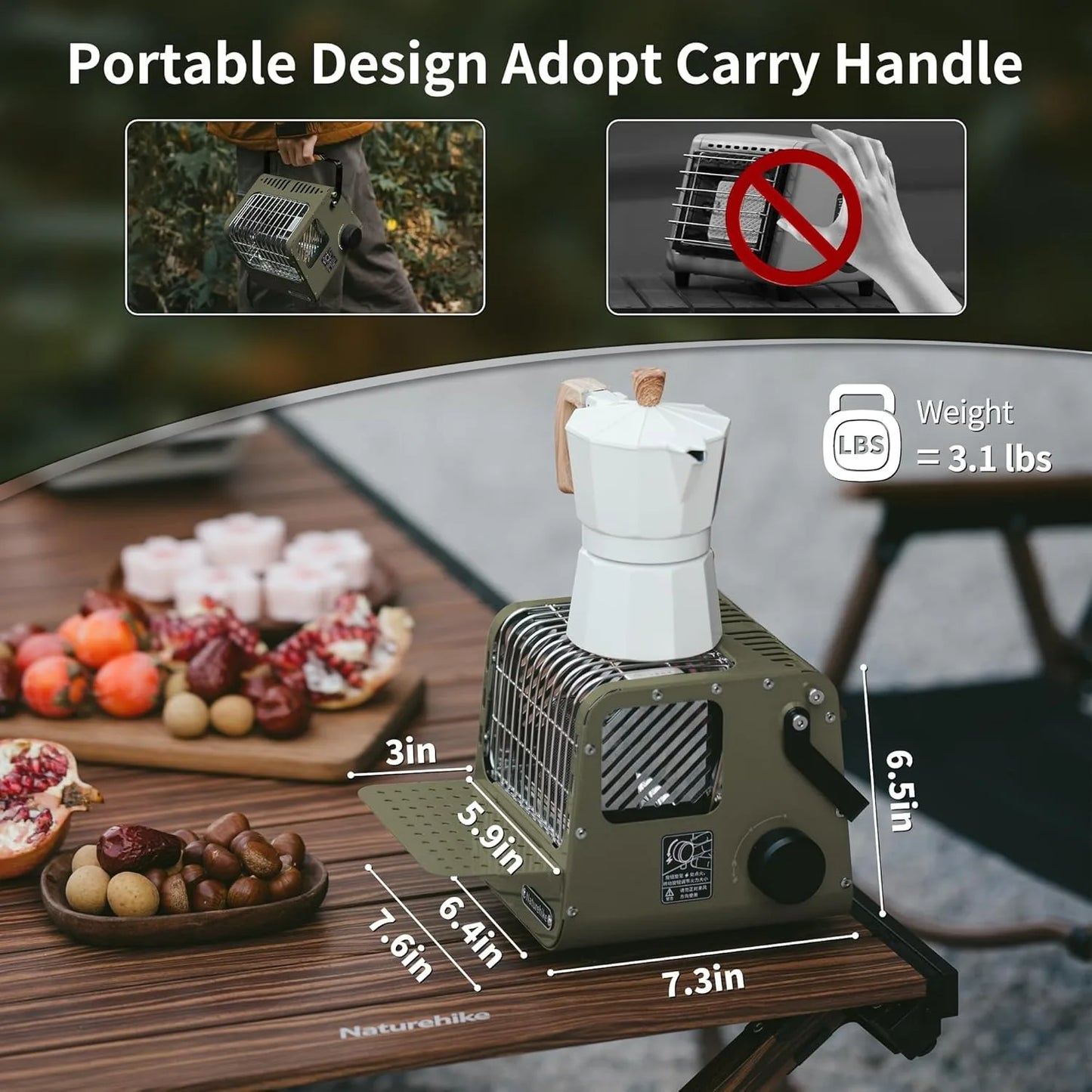 Naturehike Camp Heater Portable Space Heater For Camping