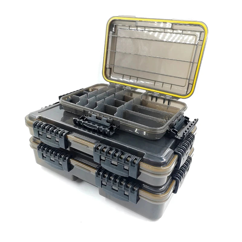 JSFUN Waterproof Fishing Tackle Box Organizer For Accessories