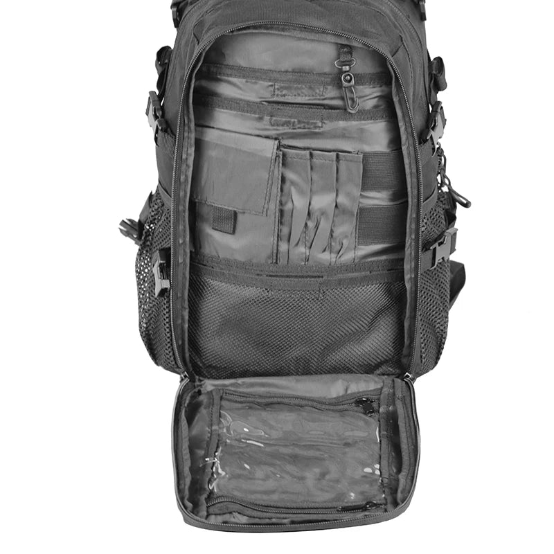LQARMY Tactical Backpack Molle Assault Rucksack Outdoor Travel Hiking