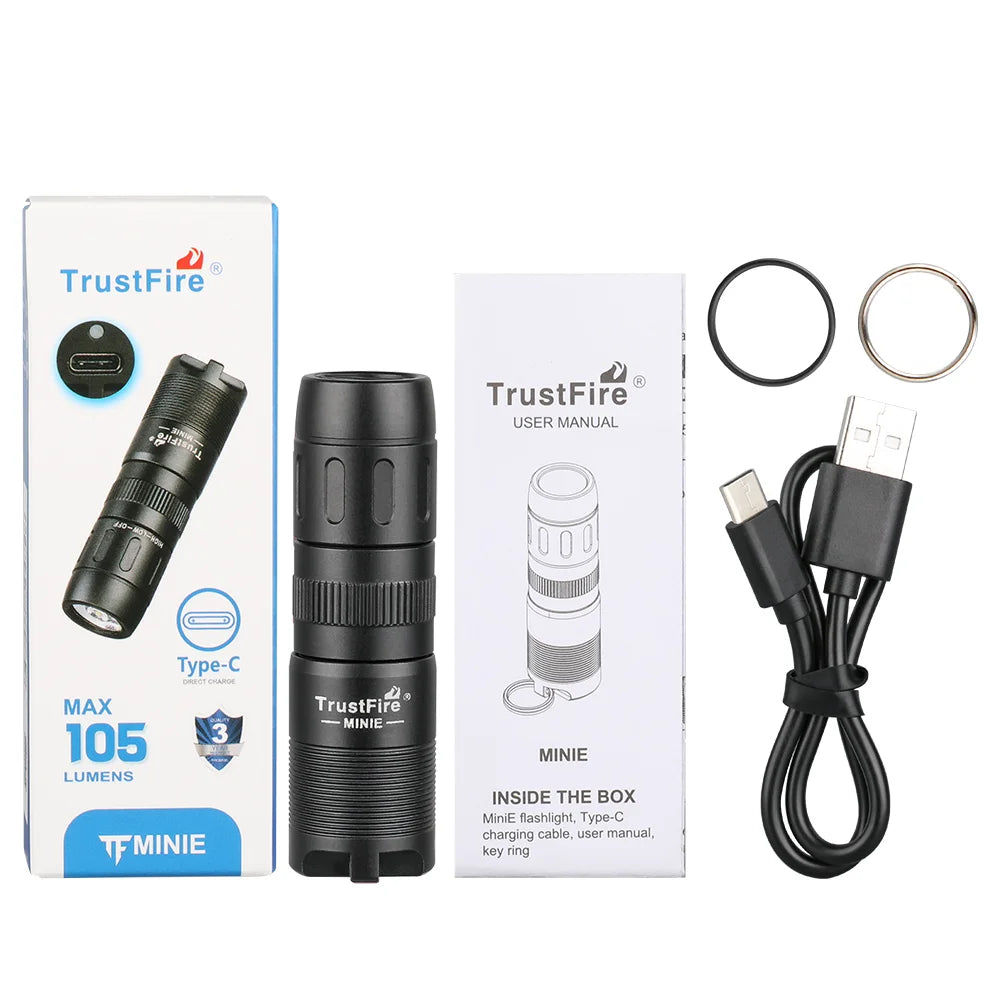 TrustFire MINIE EDC Rechargeable Keychain Flashlight