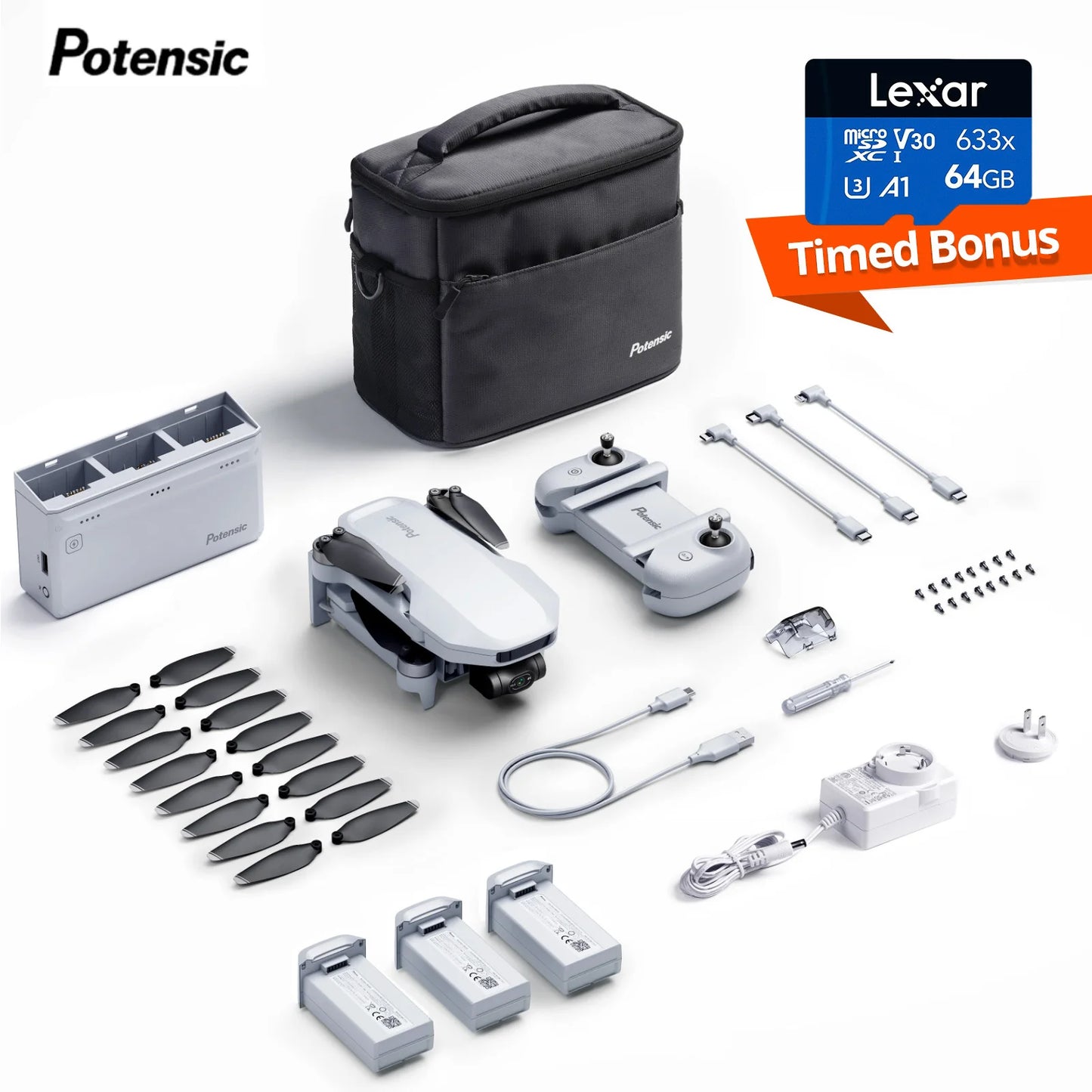 Potensic C0 4K GPS Drone Platform With Three Axis Gimbal