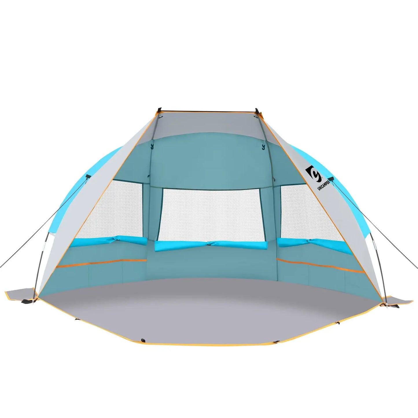 Unp Beach Tent 3-Person Sun Shelter UPF 50+ Waterproof Floor