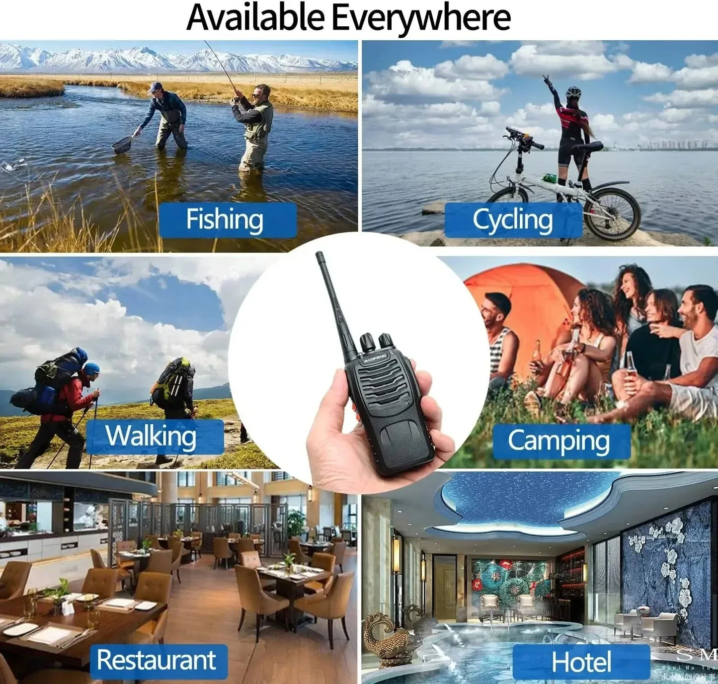 BAOFENG BF 888S Walkie Talkie UHF 400 470MHz Radios