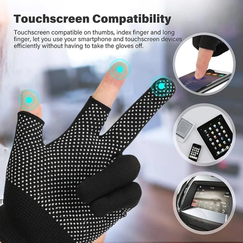 Non Slip Touchscreen Nylon Gloves for Outdoor Riding and Fitness