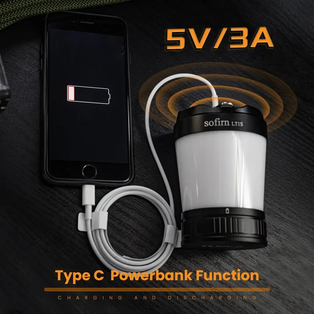 Sofirn LT1S Camping Light USB C Rechargeable Torch Lantern