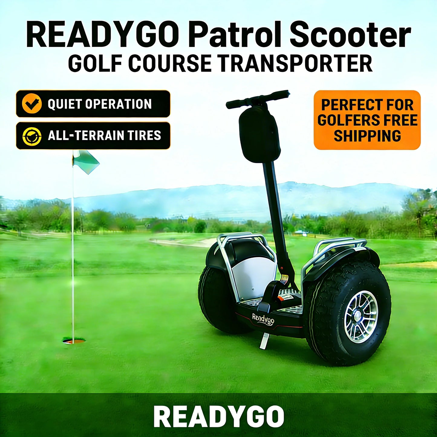 Readygo Dual Motor 1500W Offroad Hoverboard With 50 Mile Range
