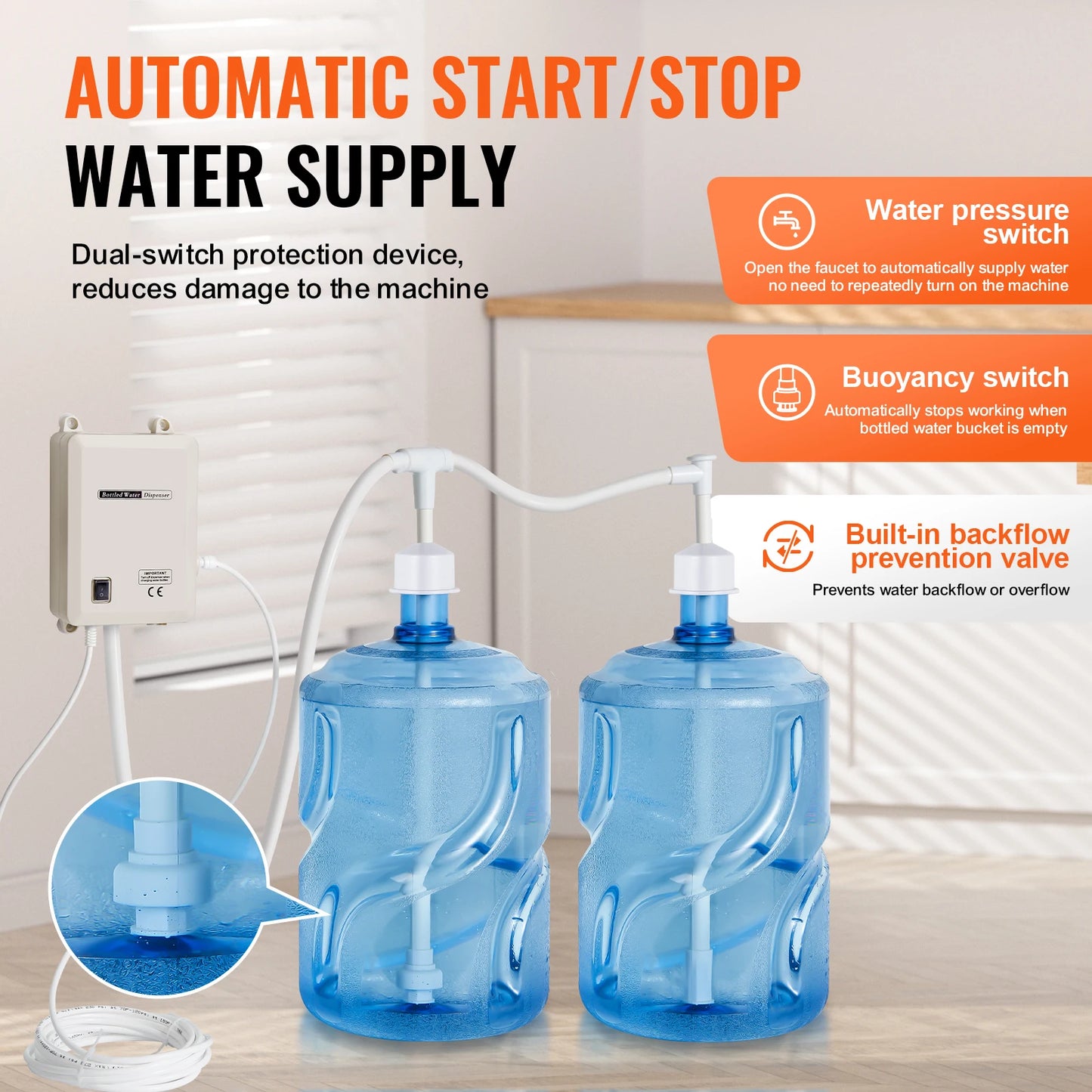 SucceBuy Water Bottle Dispenser and Reverse Osmosis System