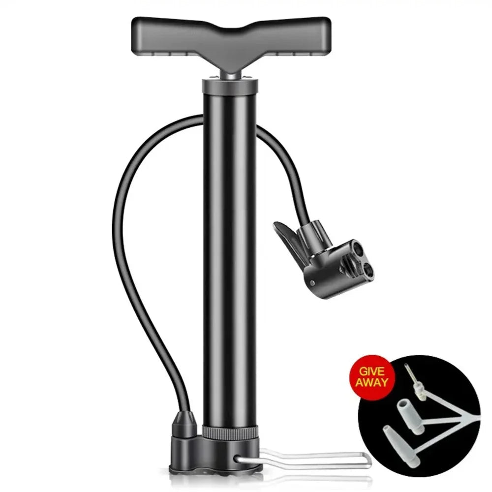 Portable Mini Bicycle Pump 140 PSI Mountain And Road Bikes
