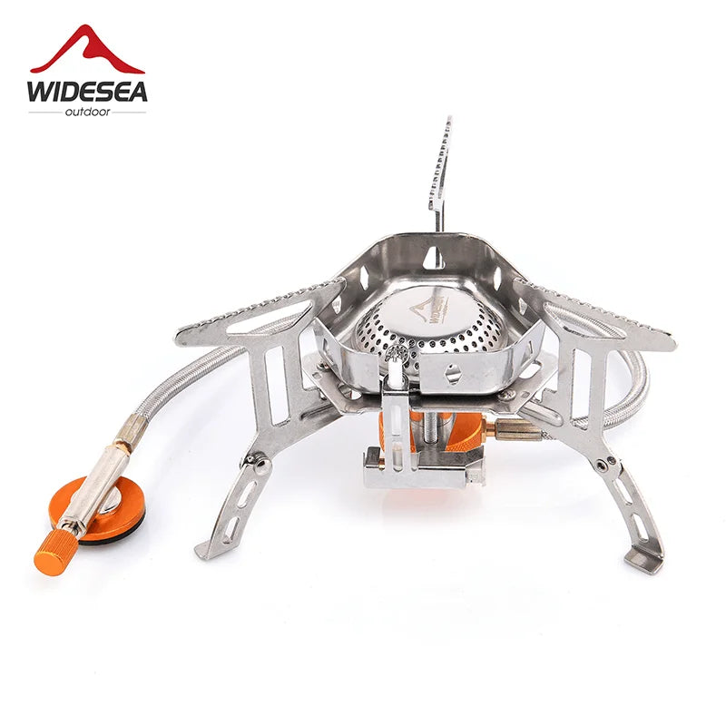 Widesea Windproof Gas Burner for Outdoor Cooking and Camping