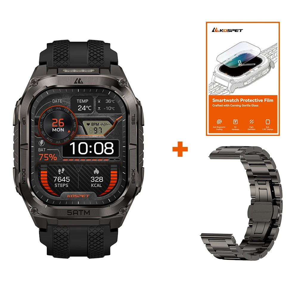 KOSPET Tank M4C GPS Smartwatch For Men Health Tracking