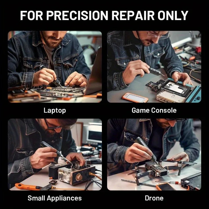 JAKEMY 180In1 Magnetic Bits Cordless Electric Screwdriver Repair Kit