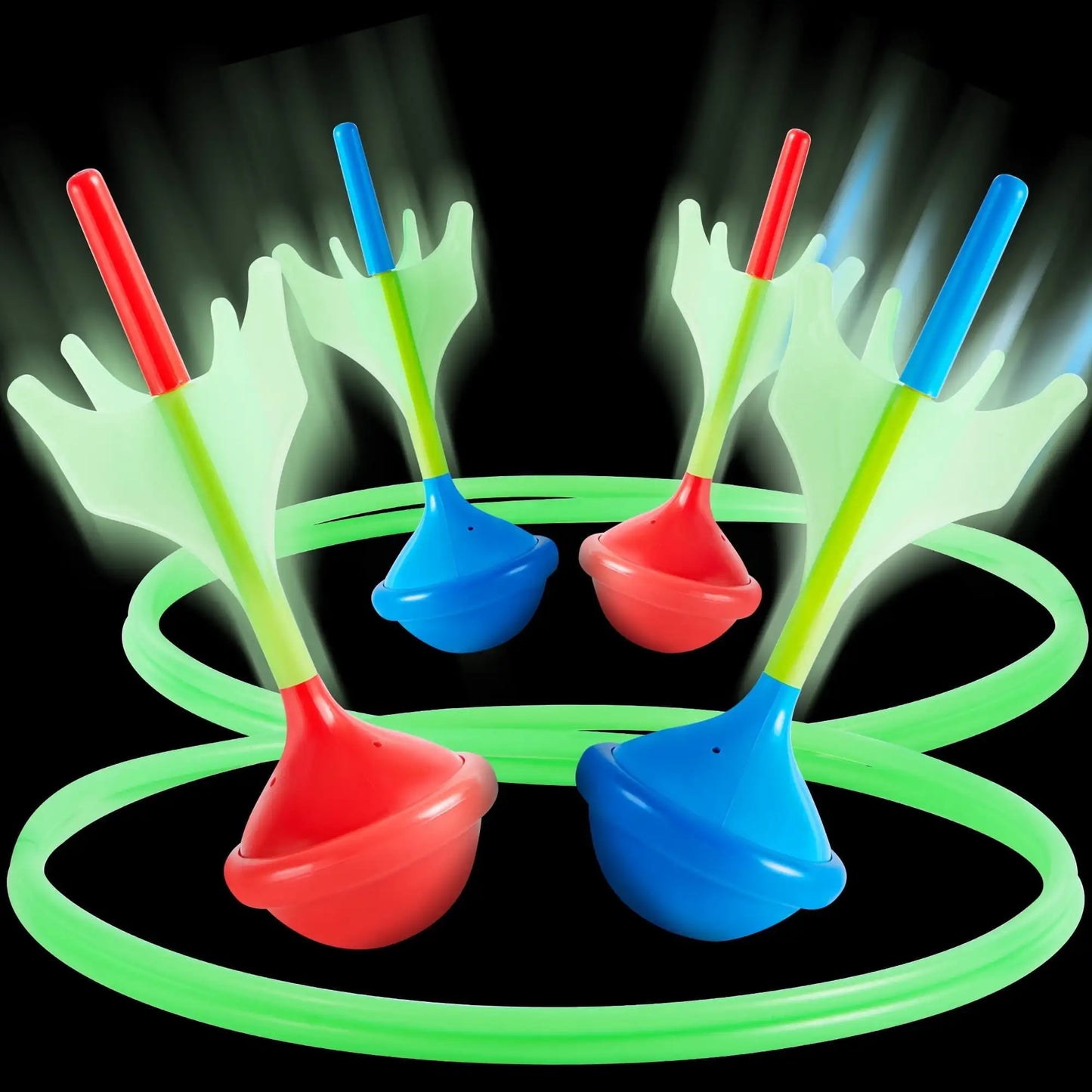 Joyfy Glow In The Dark Lawn Darts Set For Kids And Adults