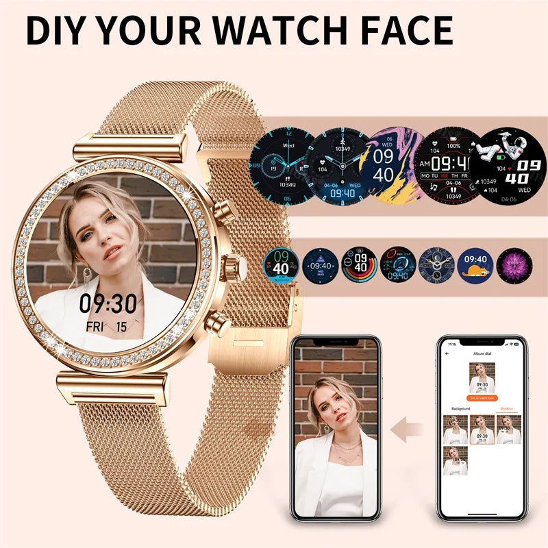 Ladies Smartwatch With Call Answering And Message Push IPhone Android