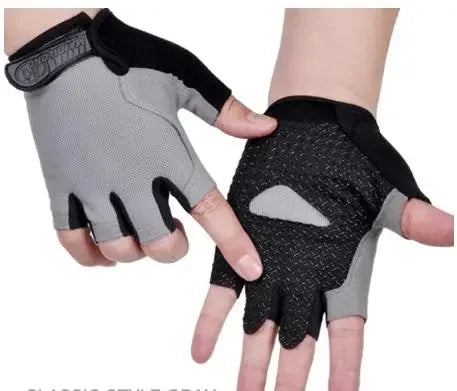 Anti Slip Breathable Half Finger Cycling Gloves For Men Women