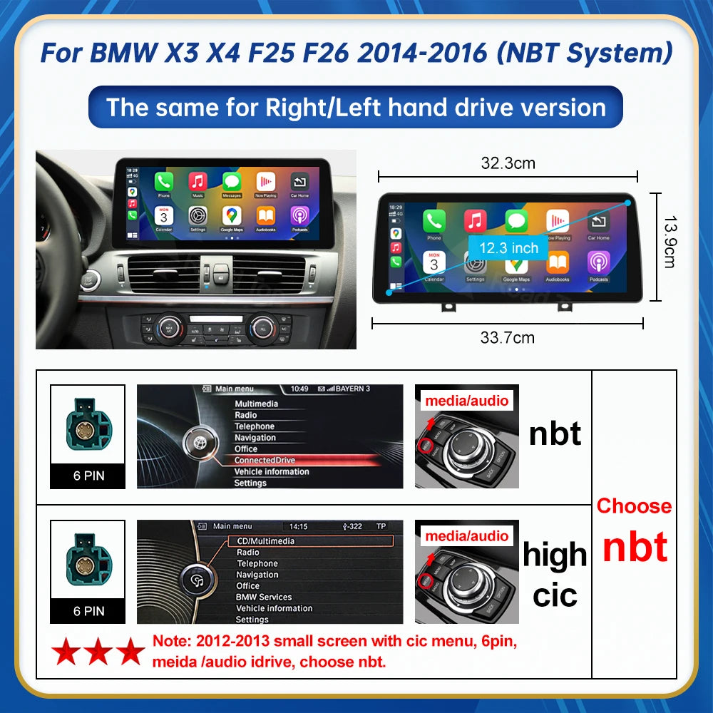 Road Top Ultra Thin Touch Linux Display Multimedia Player BMW