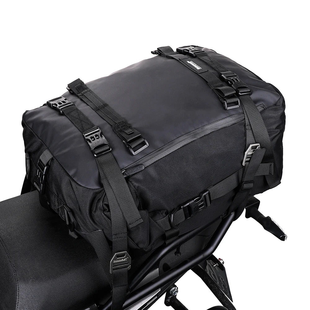 Rhinowalk Motorcycle Rear Seat Bag Waterproof Luggage Pack