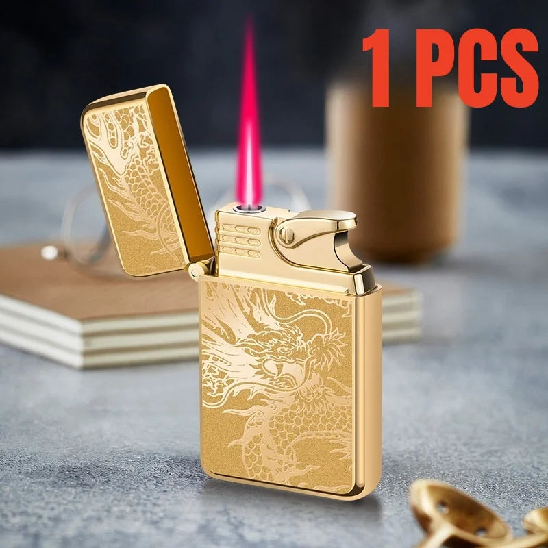 TopFlames Jet Flame Gas Lighter Outdoor Windproof Turbine Torch