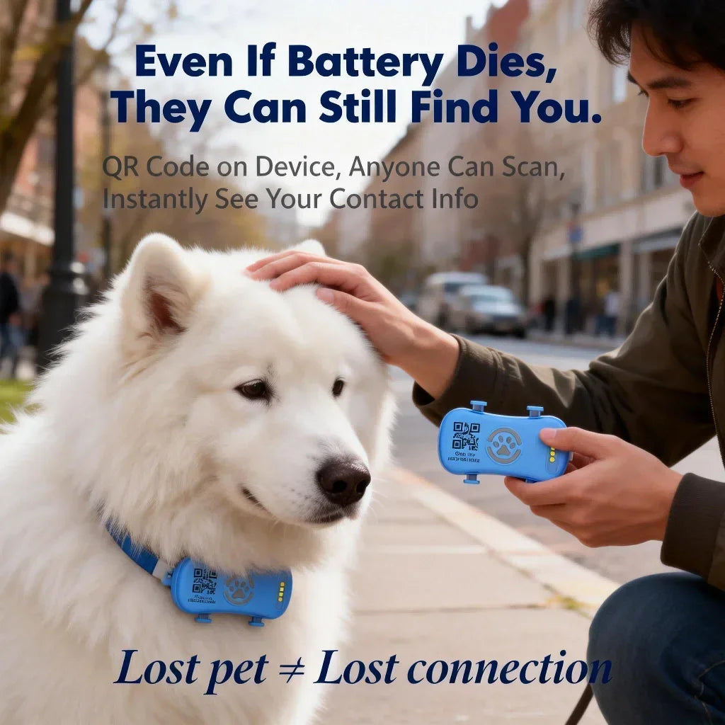 GPS Pet Tracker for Dogs and Cats With IoT Connectivity