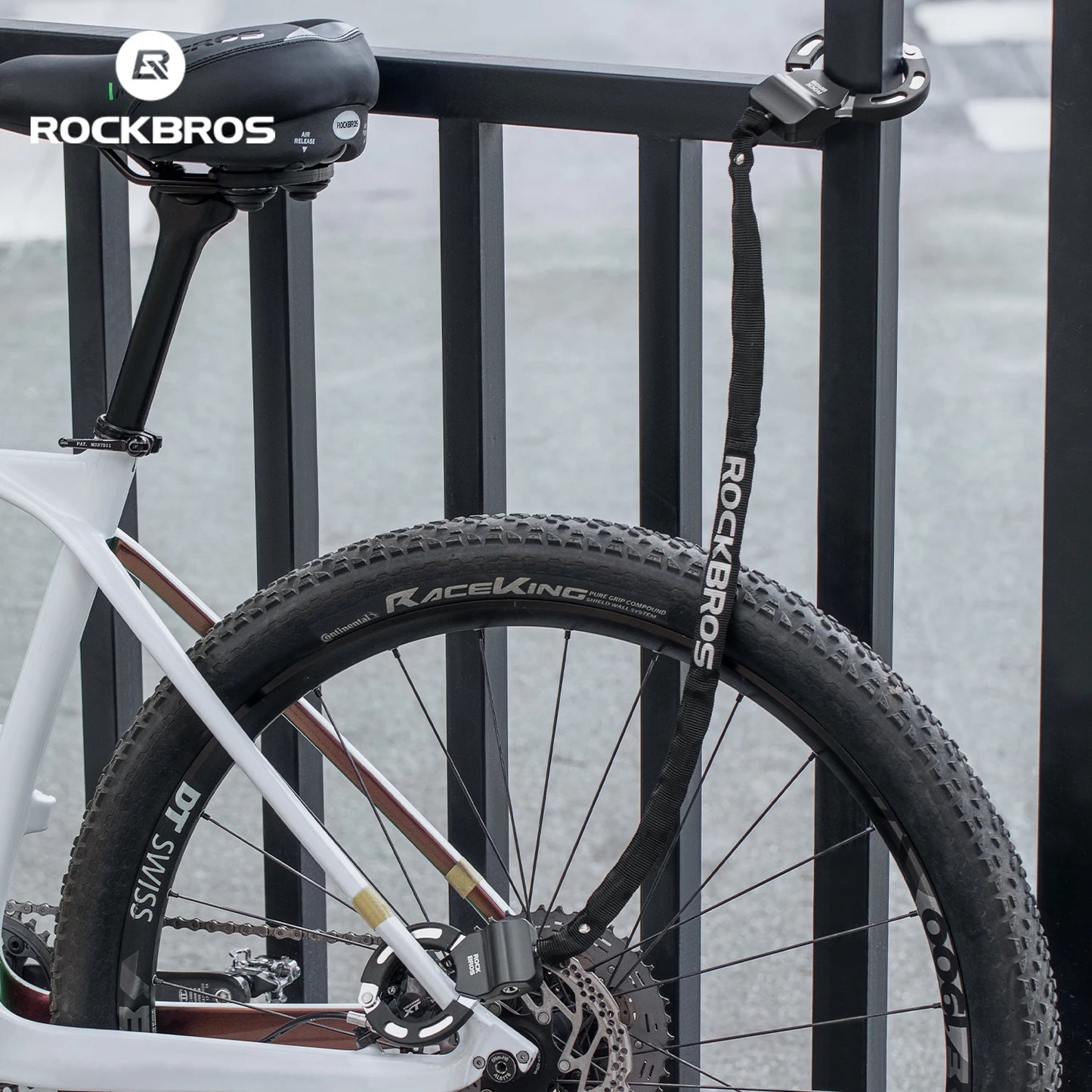 ROCKBROS Bike Lock Anti-Theft Chain for Scooters and Motorcycles