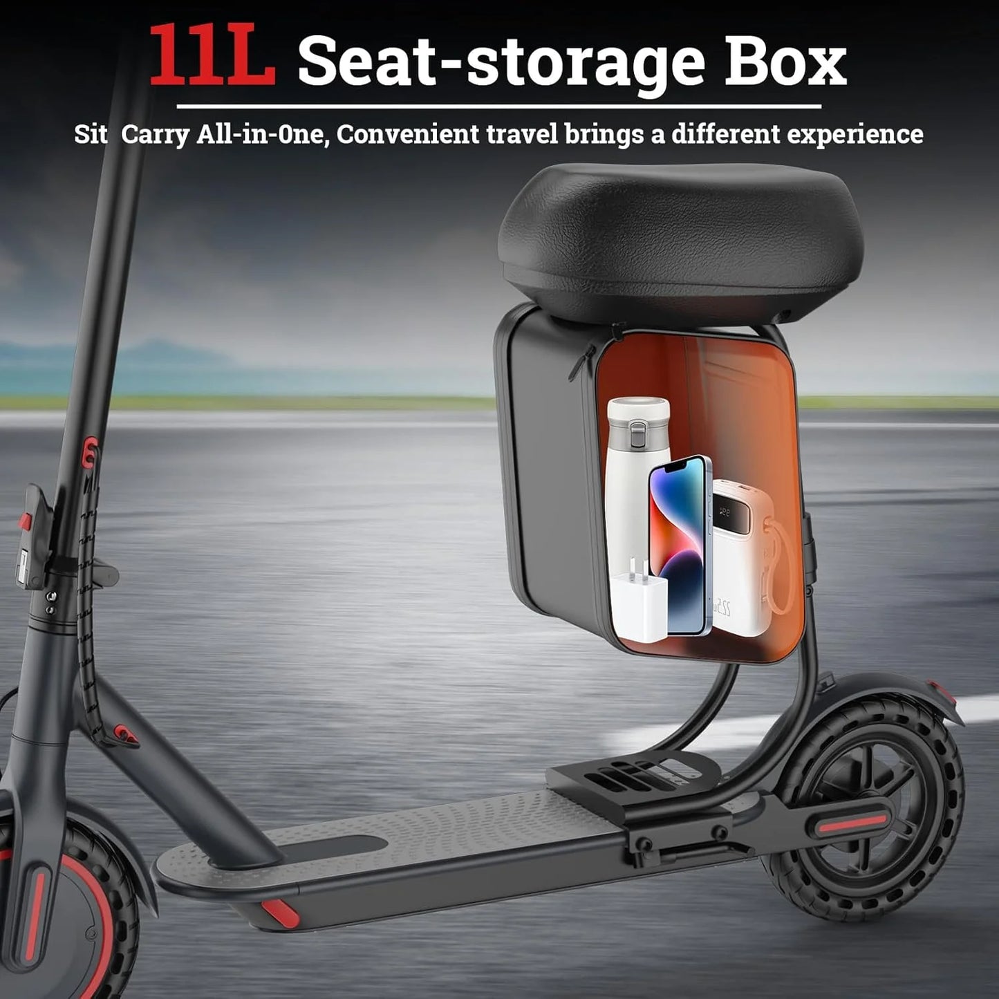 Ladped LP60 Electric Scooter 350W Motor 36V 5.2Ah Battery Removable Seat