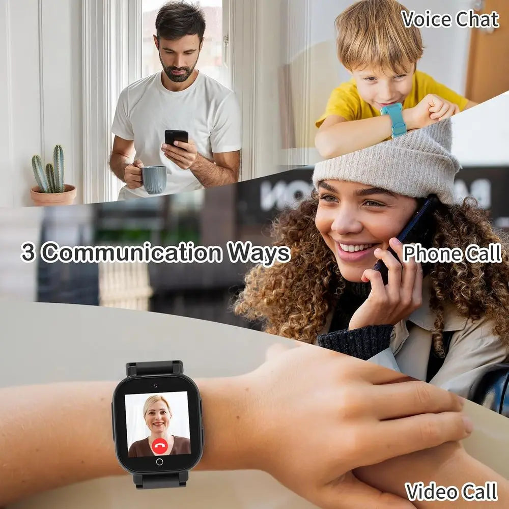 Phyulls 4G Kids Smartwatch With GPS Tracker And SOS