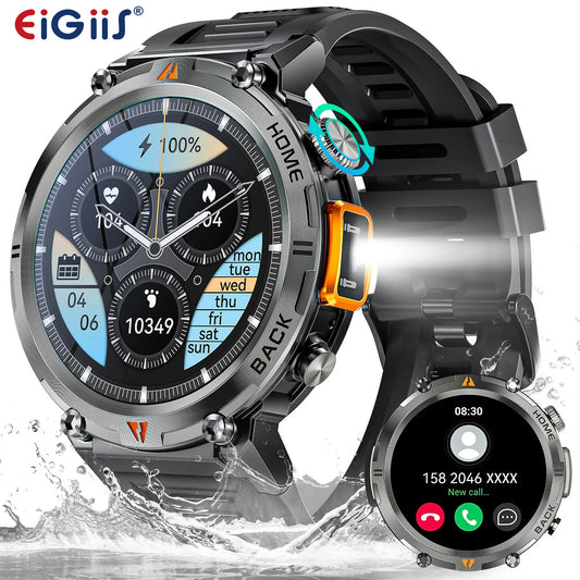 EIGIIS KE3 Smartwatch for Men With Heart Rate Monitor