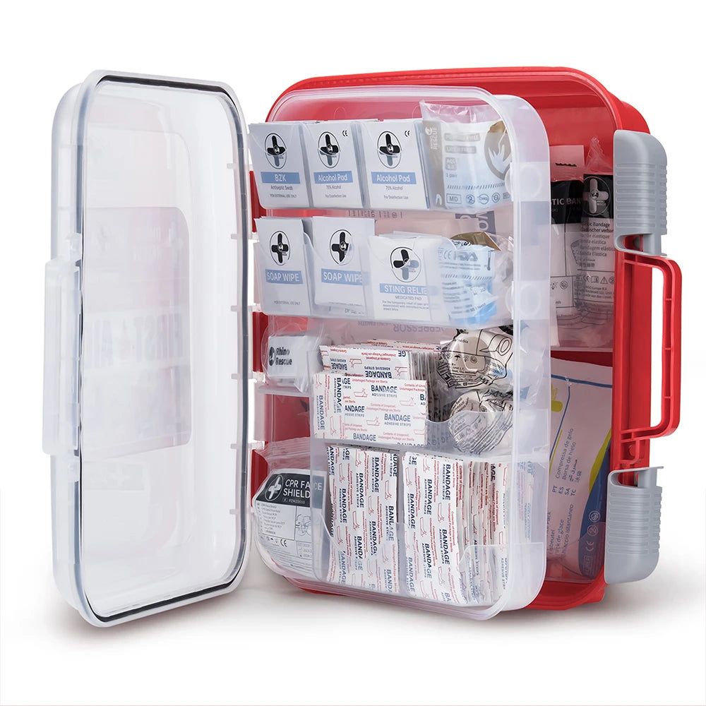 Rhino Rescue 350 Piece All Purpose First Aid Kit Office