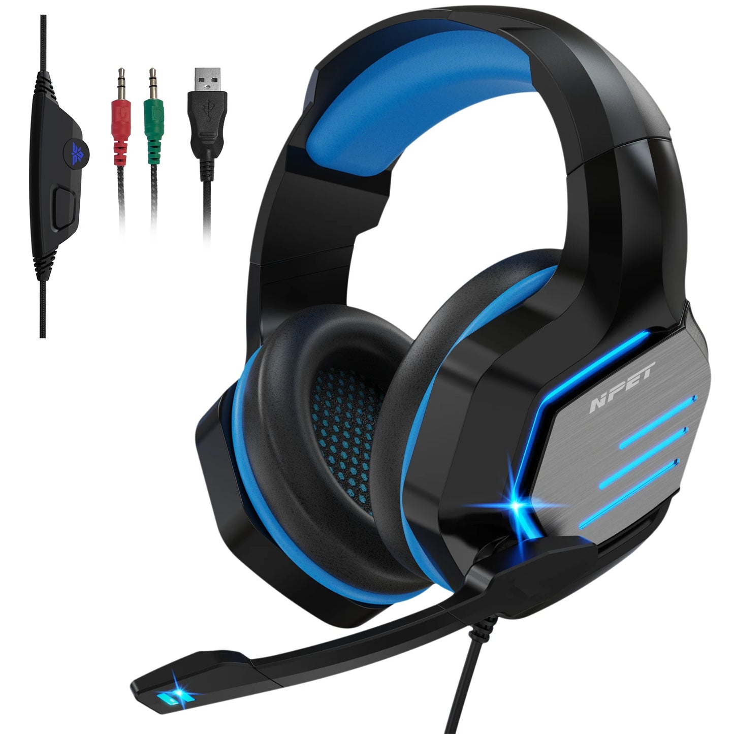 NPET H022 Gaming Headset With Mic For PS4 PC XboxOne