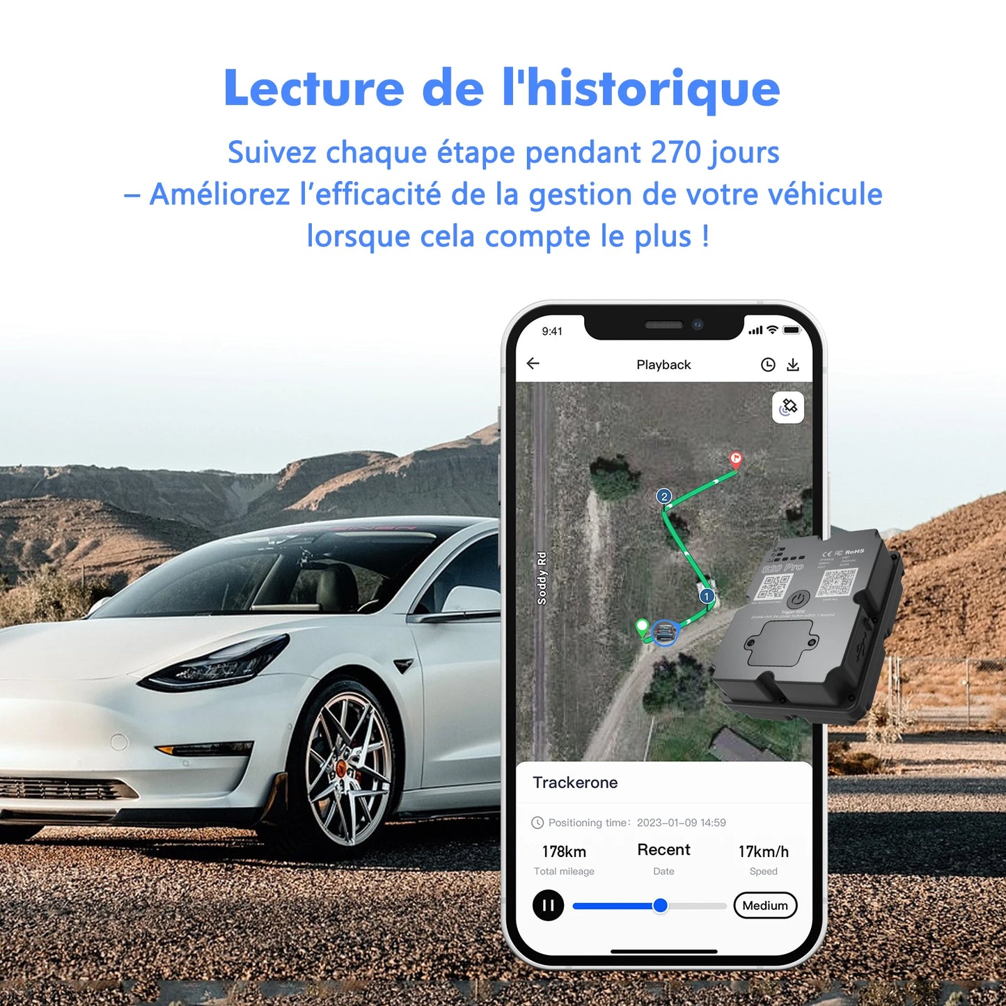 TrackerOne GPS Tracker 7500mAh Battery 4G Real Time Location Warranty