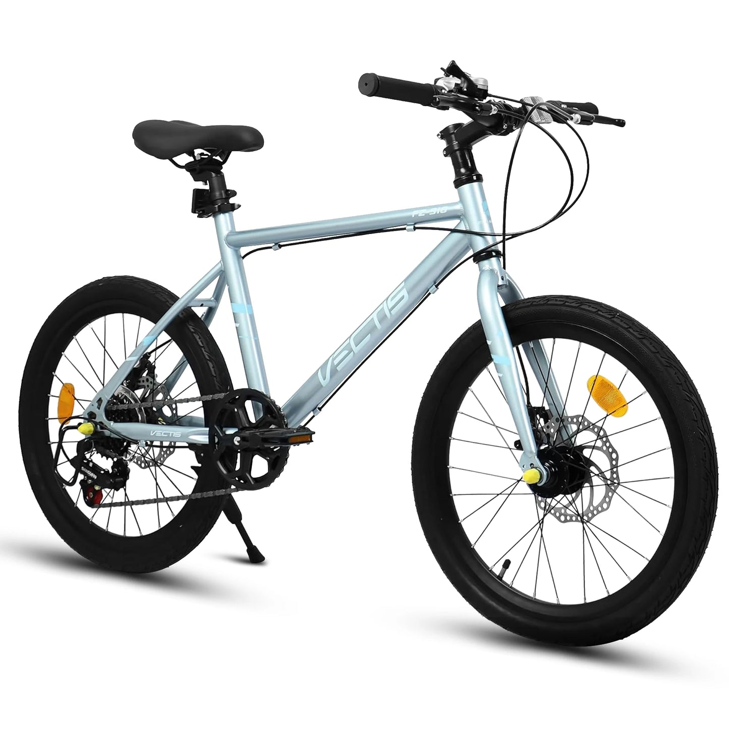 Kids Bike With 7-Speed Dual Disc Brakes For Safe Riding